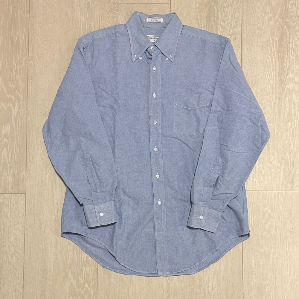 ✨ Huntington Blue Men's Casual Button-Down Shirt
